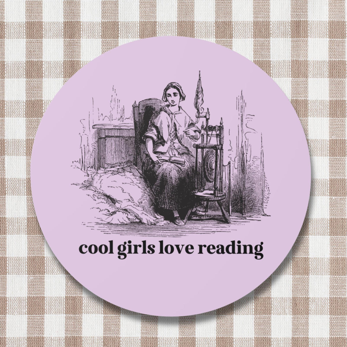 Book Lover Gift Idea for Daughter Who Loves Books Cool Girls Love Reading Funny Saying Bookish Sticker Vintage Aesthetic Romance Reader Graphic Tee – Soft Feel · Must-Have Style