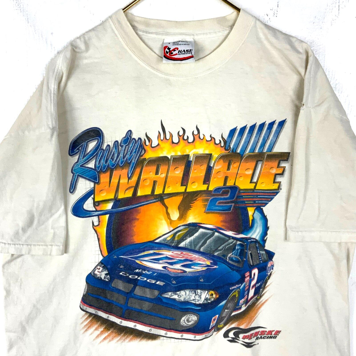Vintage Nascar Racing Chase Tshirt Large Double Sided Fire Ice Rusty Wallace Graphic Tee – Feel-Good Design · Must-Have Style