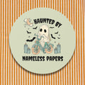 Funny Halloween Teacher Sticker Haunted by Nameless Papers Silly High School Teacher Elementary Teacher School Librarian 1st Grade Graphic Tee – Cozy Vibes · Must-Have Style