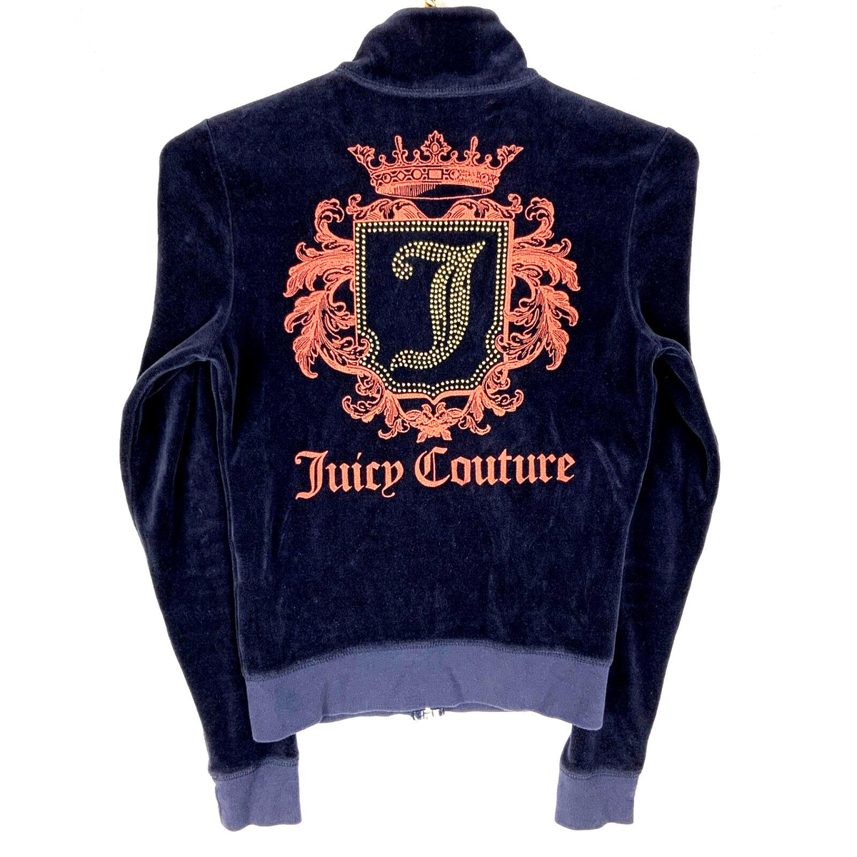Juicy Couture Velour Women39s Sweatshirt Small Blue Full Zip Y2k Sweatshirt – Easygoing Wear · Must-Have Style