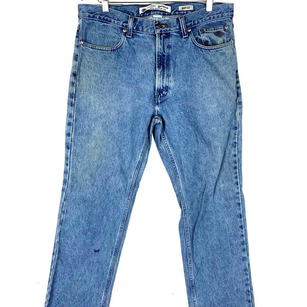 Vintage Harley Davidson Denim Jean 36x34 Blue Light Wash Bootcut Graphic Tee – Everyday Comfort · Trending Graphic Apparel