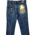 Vintage True Religion Denim Jean Size 40 Blue Dark Wash Baggy Embroidered Y2K Tote Bag – Easygoing Wear · High-Quality Print