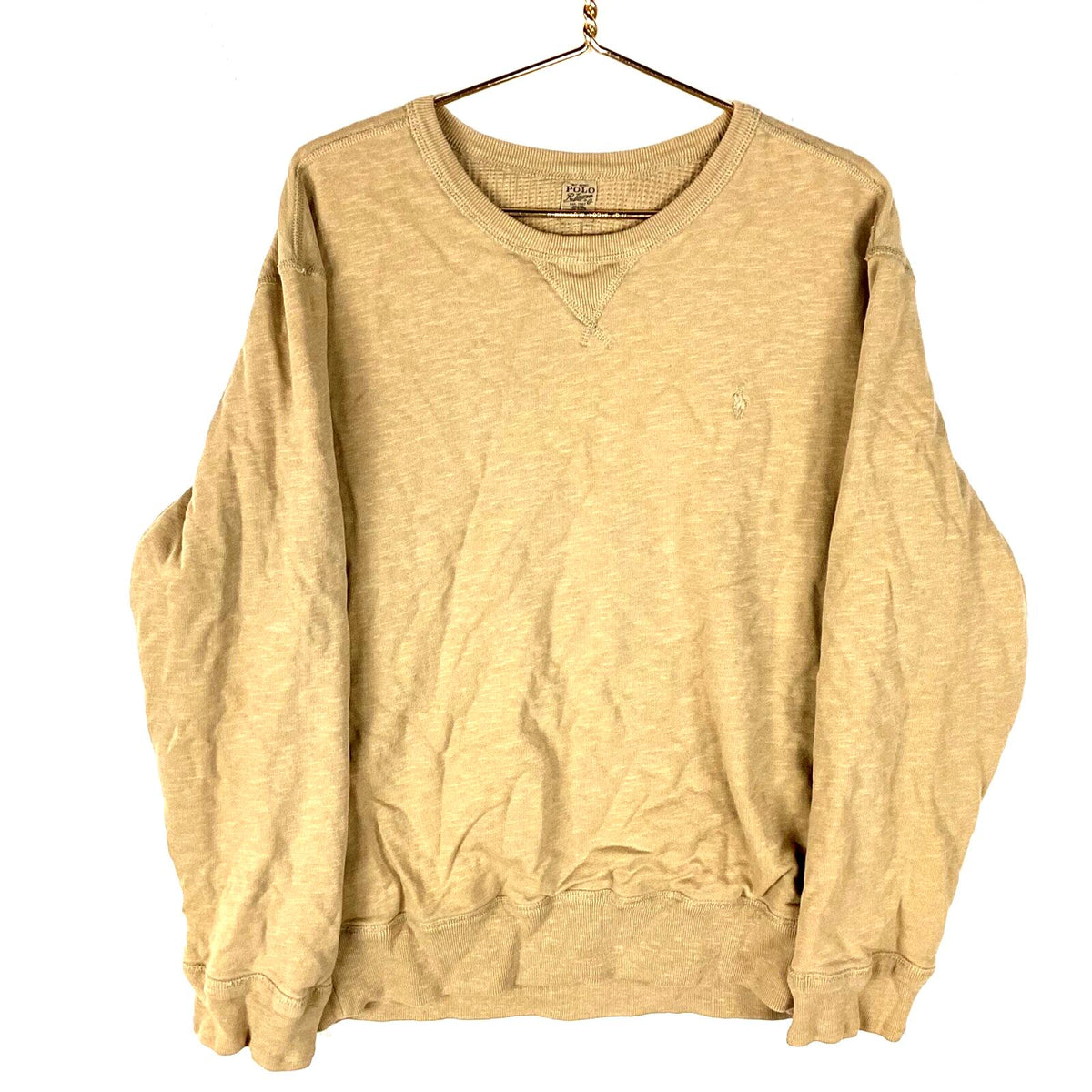 Polo Ralph Lauren Thermal Lined Sweatshirt Crewneck Size XL Brown Sweatshirt – Fan Favorite · Trending Graphic Apparel