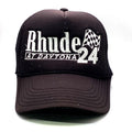 Rhude At Daytona 24 Trucker Snap Back Hat Cap Adjustable Graphic Tee – Bold Style · Top Pick For Any Outfit