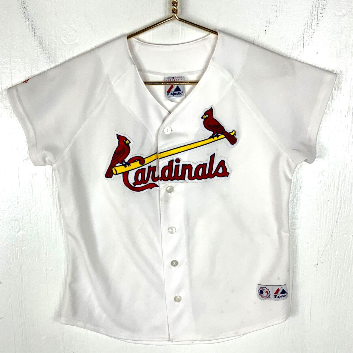 Vintage St Louis Cardinals Jersey Women39s Medium Majestic White Mlb Usa 9039s Jersey – Bold Style · Must-Have Style