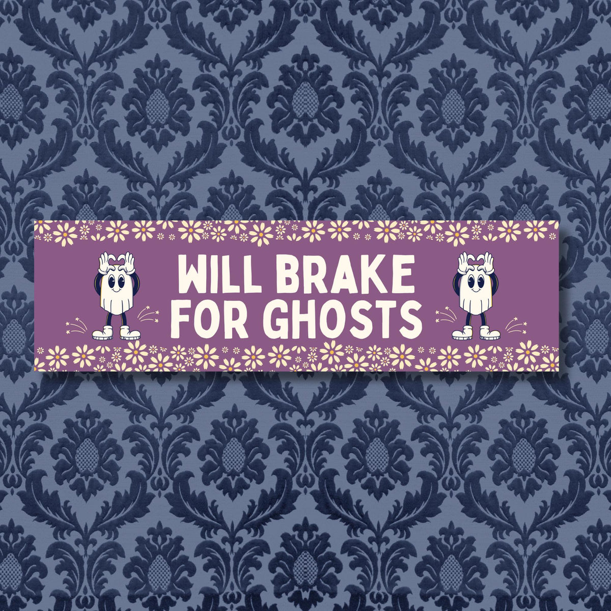 Funny Ghost Lover Bumper Sticker for Spooky Best Friend Who Loves Ghosts Silly Sixteenth Birthday Present for New Driver or Anxious Driver Graphic Tee – Aesthetic Look · Top Pick For Any Outfit
