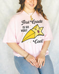 First Grade Back to School Tee Shirt with Funny Saying and Cute Retro Aesthetic Star First Grade is So Very Cool Matching 1st Grade Crew Graphic Tee – Feel-Good Design · Trending Graphic Apparel