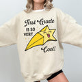First Grade Back to School Sweatshirt Funny Saying and Cute Retro Aesthetic Star First Grade is So Very Cool Matching 1st Grade Crewneck Sweatshirt – Easygoing Wear · Trending Graphic Apparel