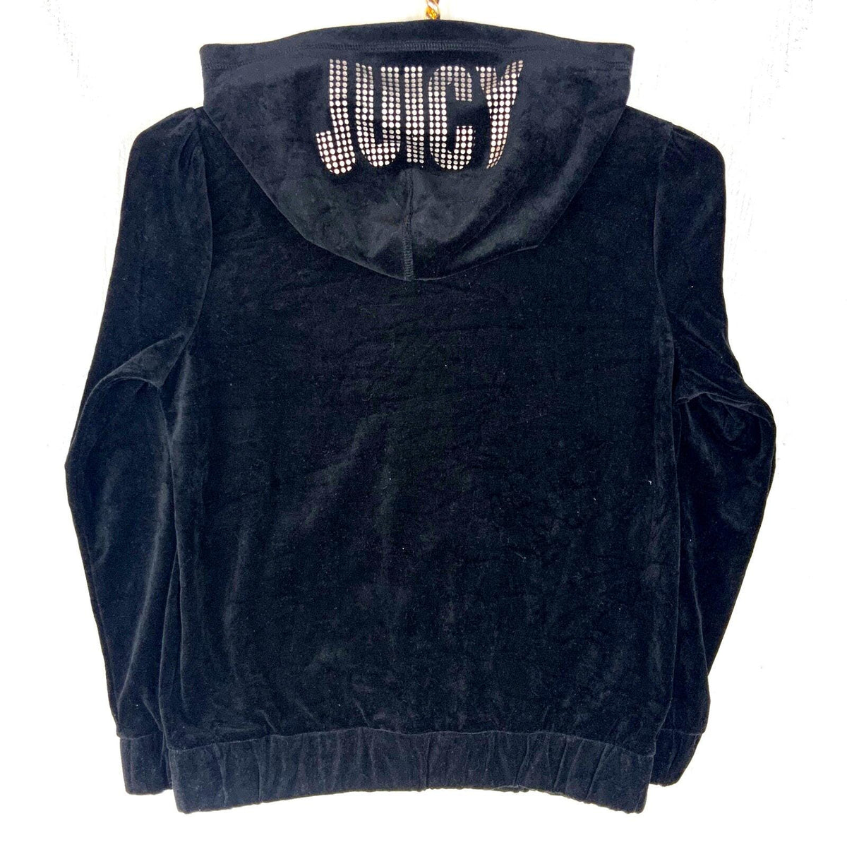 Juicy Couture Velour Women39s Sweatshirt Hoodie Large Black Full Zip Y2k Hoodie – Feel-Good Design · Great Gift For Fans