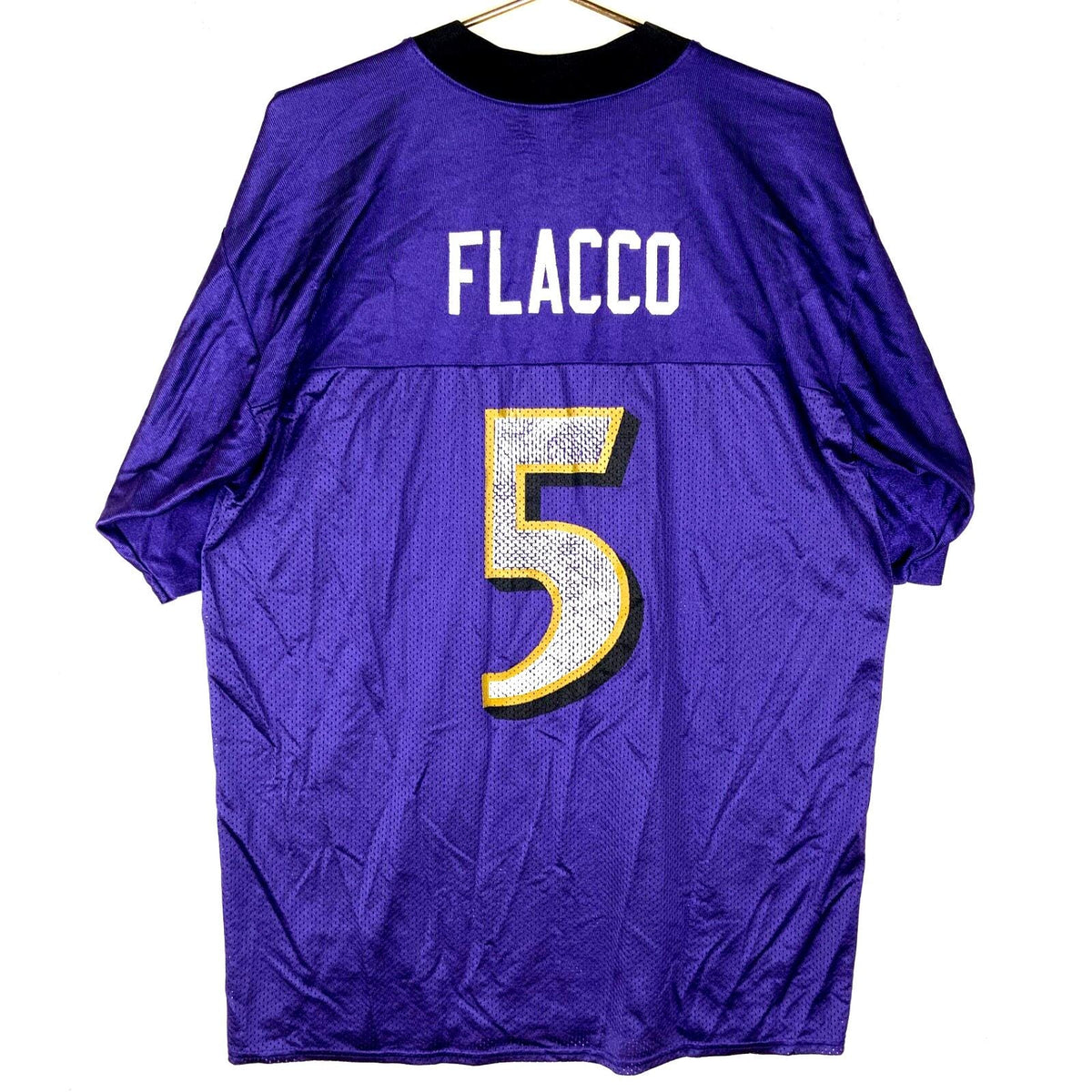 Baltimore Ravens Jersey Large Reebok Joe Flacco Purple Nfl Jersey – Fan Favorite · High-Quality Print