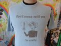 Vintage Don39t Mess With Me I39m Crafty Arts and Crafts T Shirt Size M Graphic Tee – Easygoing Wear · Must-Have Style