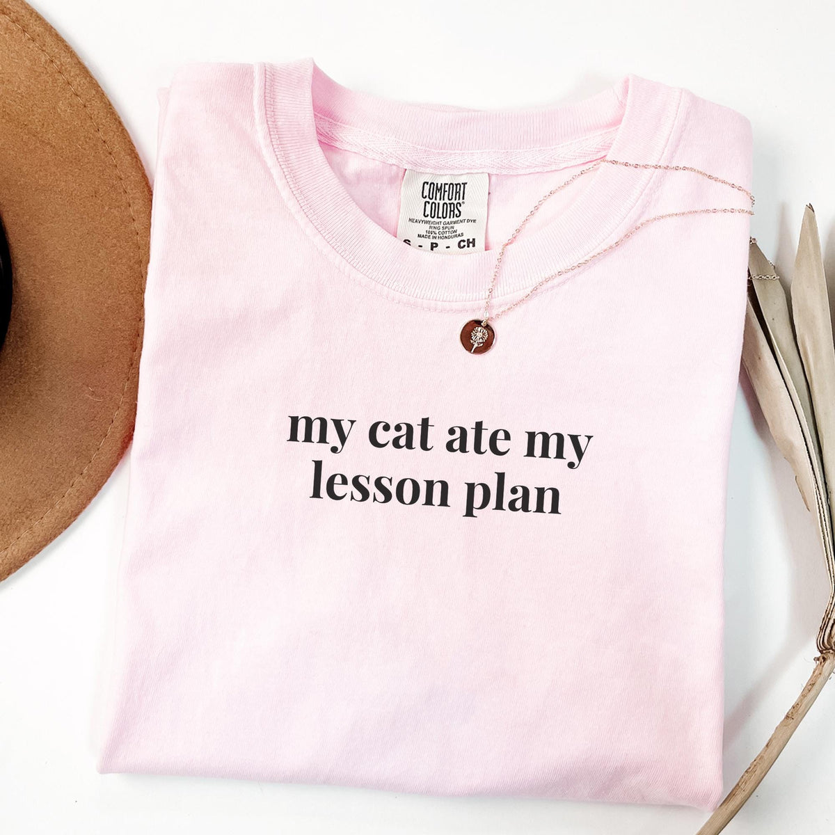 Funny Teacher Tee Shirt for Cat Lover Cat Mom or Cat Dad TShirt High School Teacher Who Loves Cats Middle or Junior High School Teacher Graphic Tee – Everyday Comfort · Perfect For Daily Wear
