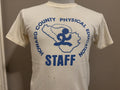 Vintage 8039s Howard County Physical Education Staff Jump Rope For Heart PE Tshirt M Graphic Tee – Bold Style · Must-Have Style
