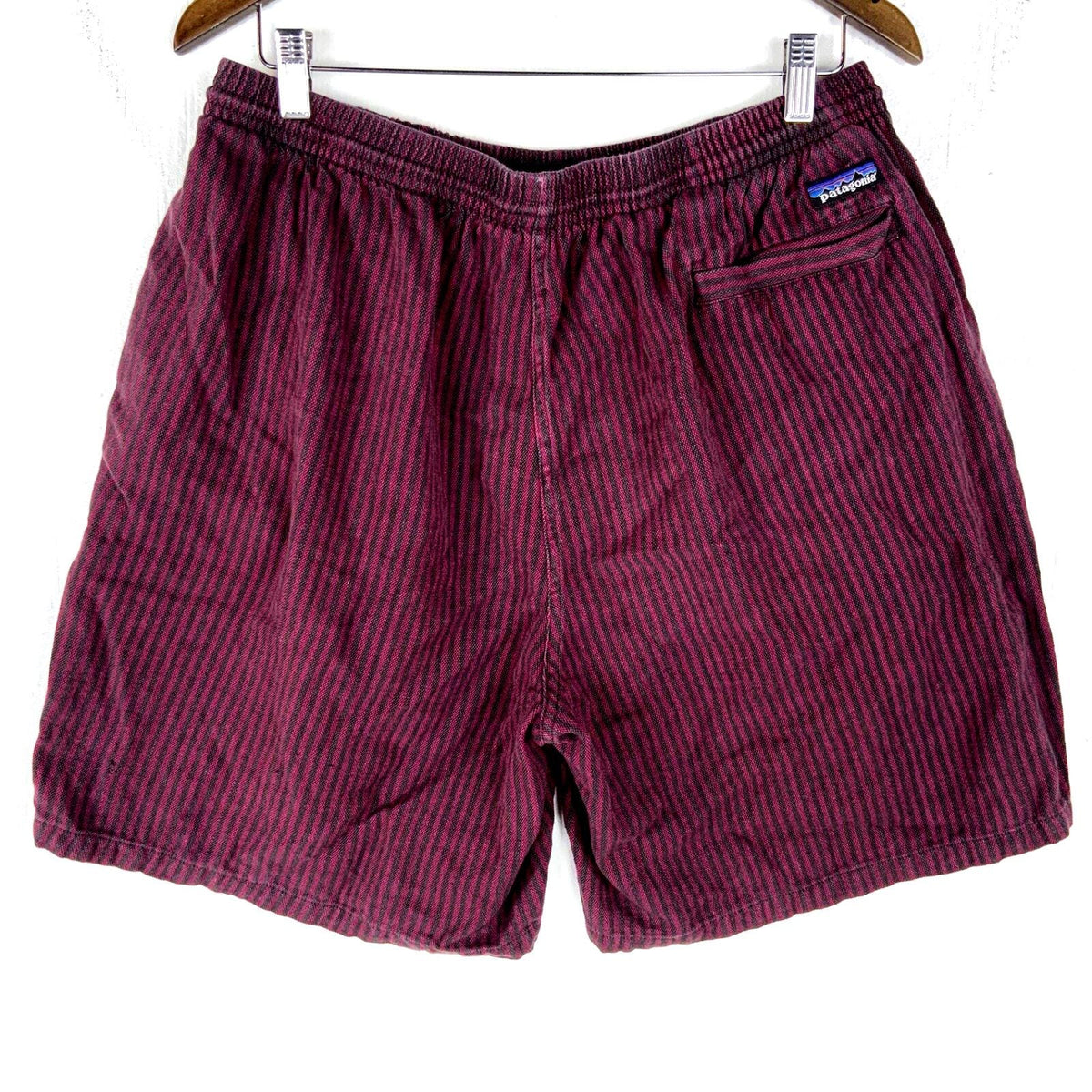 Vintage Patagonia Striped Shorts XL Red Cotton Graphic Tee – Feel-Good Design · Must-Have Style