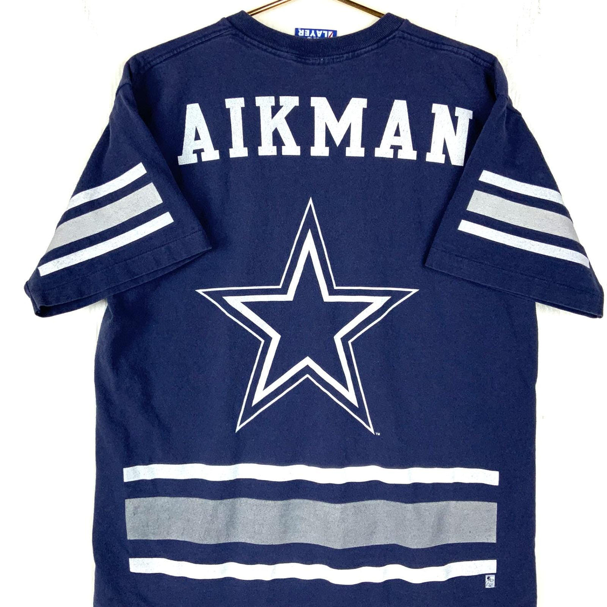 Vintage Dallas Cowboys Pro Player Tshirt Large Blue Nfl 1996 Troy Aikman 90s Graphic Tee – Aesthetic Look · Must-Have Style