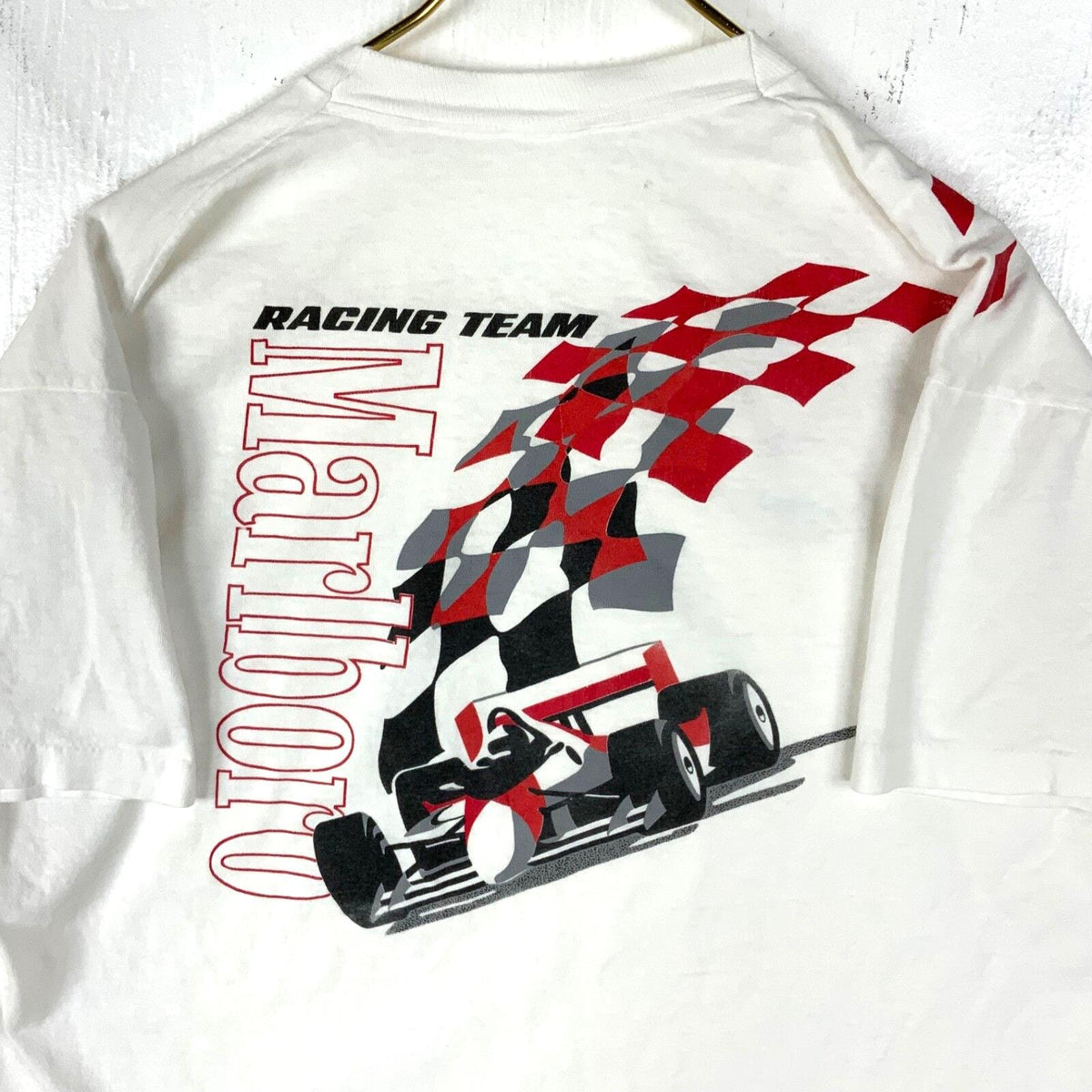 Vintage Marlboro Racing Team Tshirt XL White Single Stitch Indy Racing Nhra 90s Graphic Tee – Aesthetic Look · Top Pick For Any Outfit