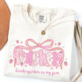 Kindergarten Teacher Tee Shirt for Kindergarten Squad or Crew Floral Boho Strawberry TShirt with Messy Coquette Bow Fruit Lover Teacher Graphic Tee – Premium Graphic · Great Gift For Fans