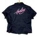 Harley Davidson Motorcycles Shirt Women39s 2XL Black Full Zip Bedazzled Graphic Tee – Bold Style · Great Gift For Fans