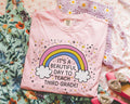 Third Grade Teacher Tee Shirt for Third Grade Crew Cute Early Childhood Education Major Gift for New Teaching Job Matching 3rd Grade Squad Graphic Tee – Cozy Vibes · Top Pick For Any Outfit