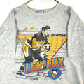 Vintage Pittsburgh Penguins Salem Tshirt XL Made Usa 1990 Nhl Mario Lemieux Graphic Tee – Soft Feel · Great Gift For Fans