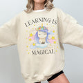 Unicorn Kindergarten Crew Sweatshirt Learning is Magical School Principal Shirt with Stars 90s Aesthetic First Grade or 2nd Grade Teacher Sweatshirt – Fan Favorite · Trending Graphic Apparel