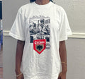 Vintage 90s Pilsner Escuudo white Tshirt modeled size M Graphic Tee – Feel-Good Design · Trending Graphic Apparel
