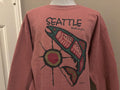 Vintage 90s Seattle Washington River Salmon Nature Crewneck Sweatshirt XL Sweatshirt – Cozy Vibes · Top Pick For Any Outfit