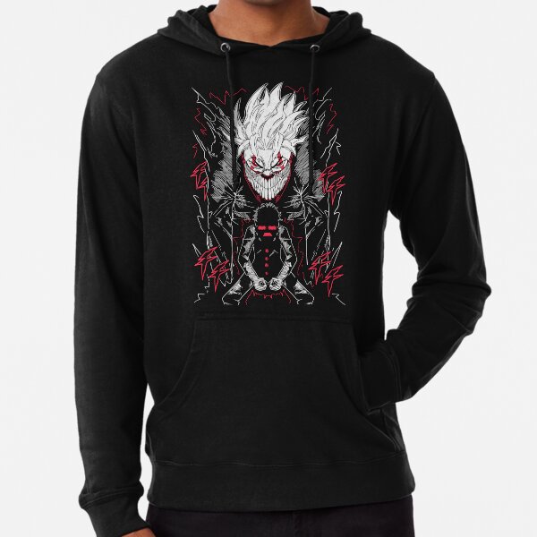 Cool Anime Momo Spirit Fighter Inspired Manga Shirt Lightweight Hoodie